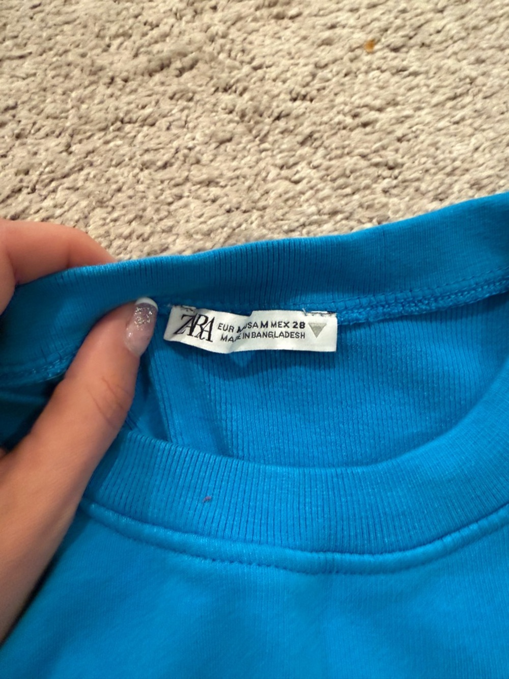 Zara Blue Tank - Picture 2 of 2